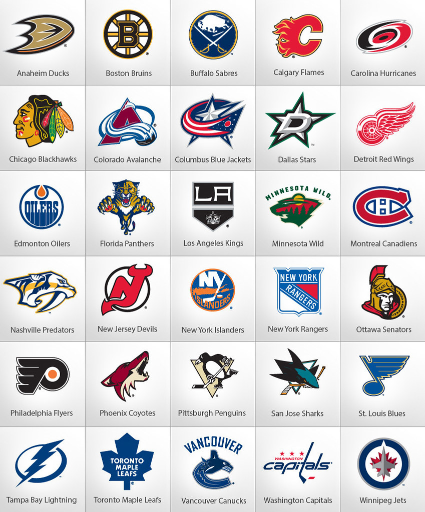 National Hockey League (NHL) Teams The National Hockey Lea… Flickr