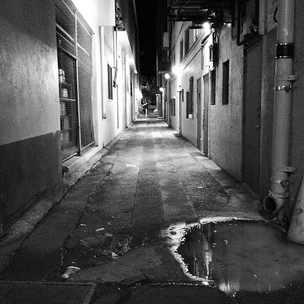 Dimly lit alley. | Skot Lindstedt | Flickr