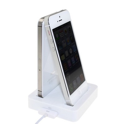 Double kidney party Gospel supporting iPhone4/4S and 5 at the same time charging base