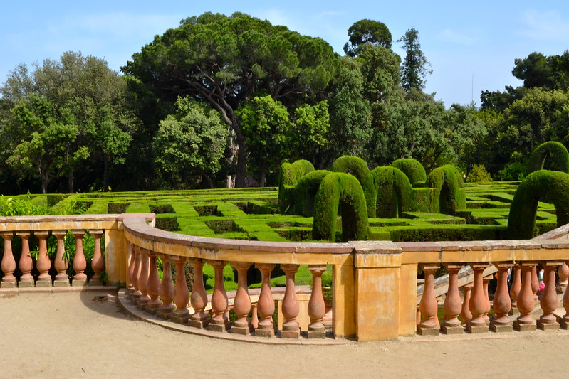 Maze in Parc del Laberint d'Horta