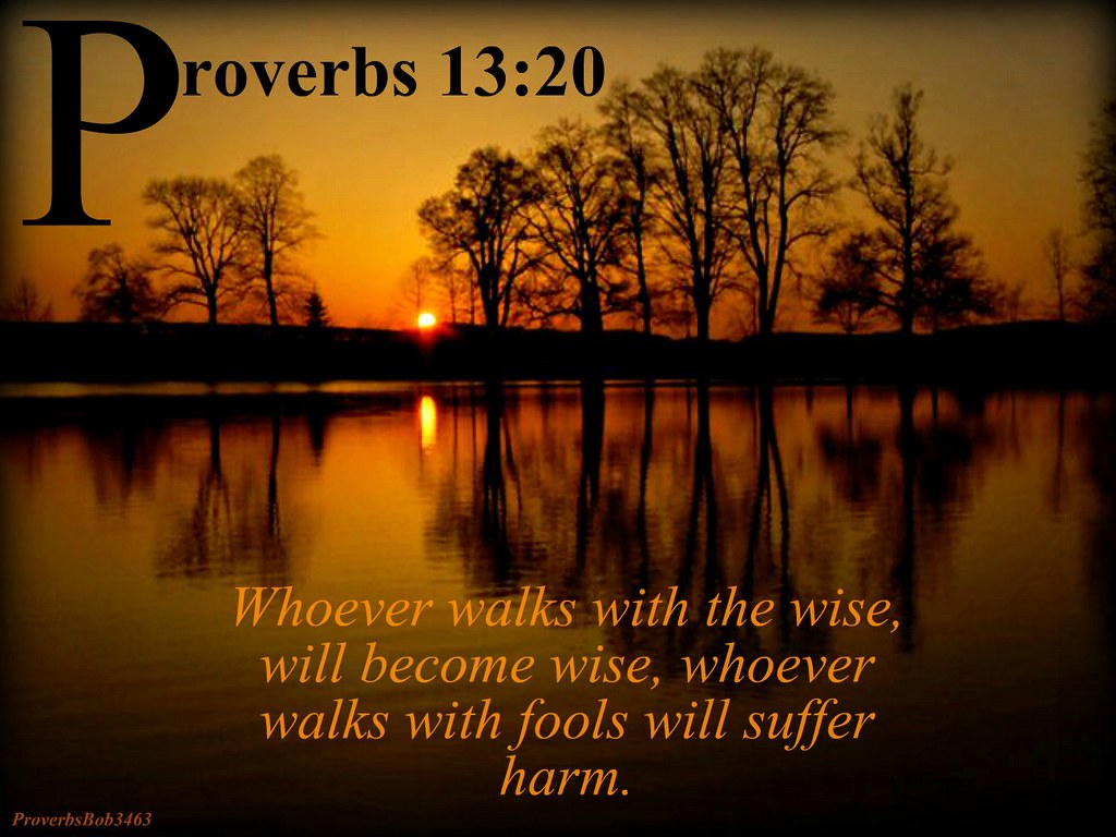 Image result for proverbs 13 20