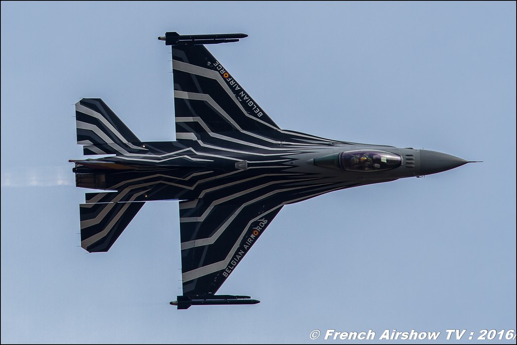 Belgian Air Force F-16 Solo Display, F-16 Belge , Meeting de l'air ba-125 Istres , Fosa , Meeting Aerien 2016