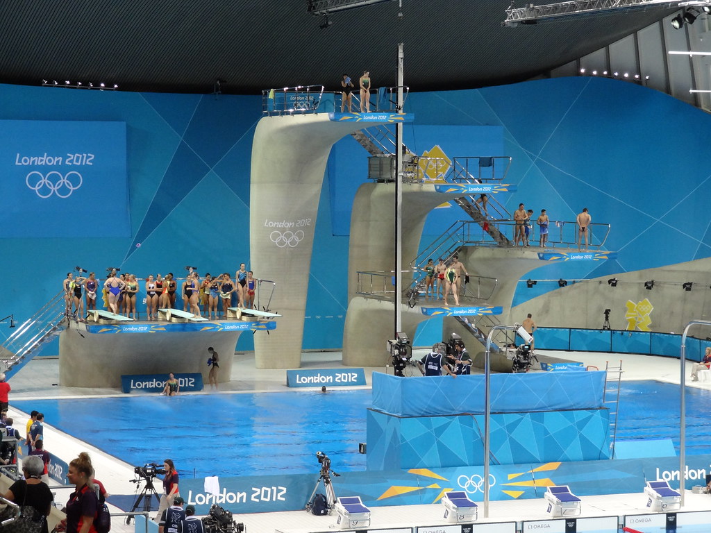 Olympic Diving Platforms & Warmup | Was lucky enough to ...