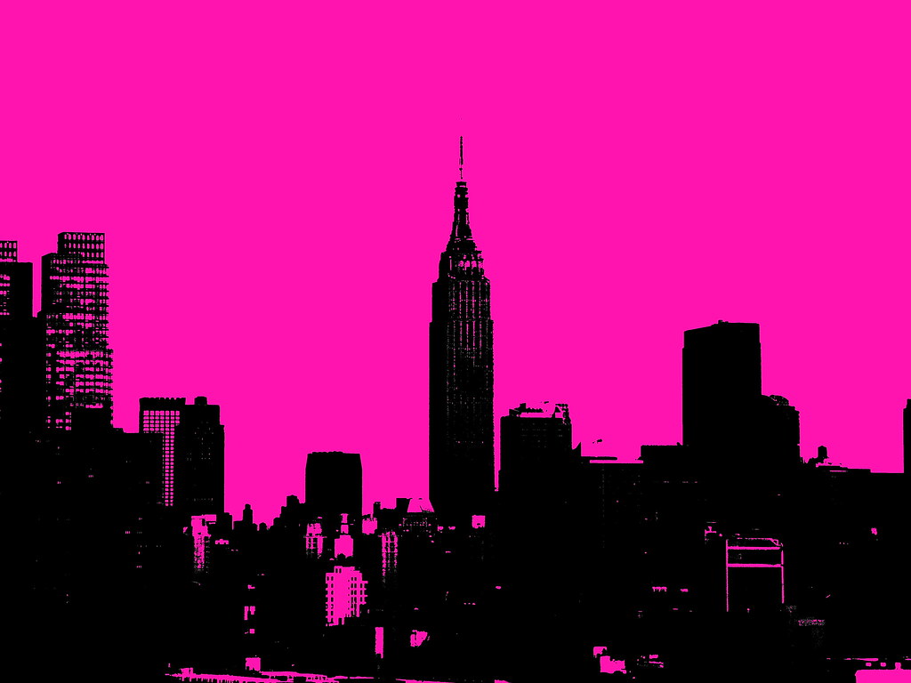 New York city skyline pop art | vera | Flickr