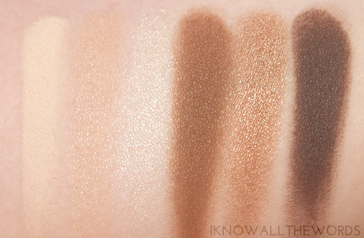 mary kay rose gold natural palette swatches  (2)