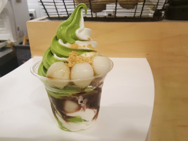 Tsujiri Matcha ice cream