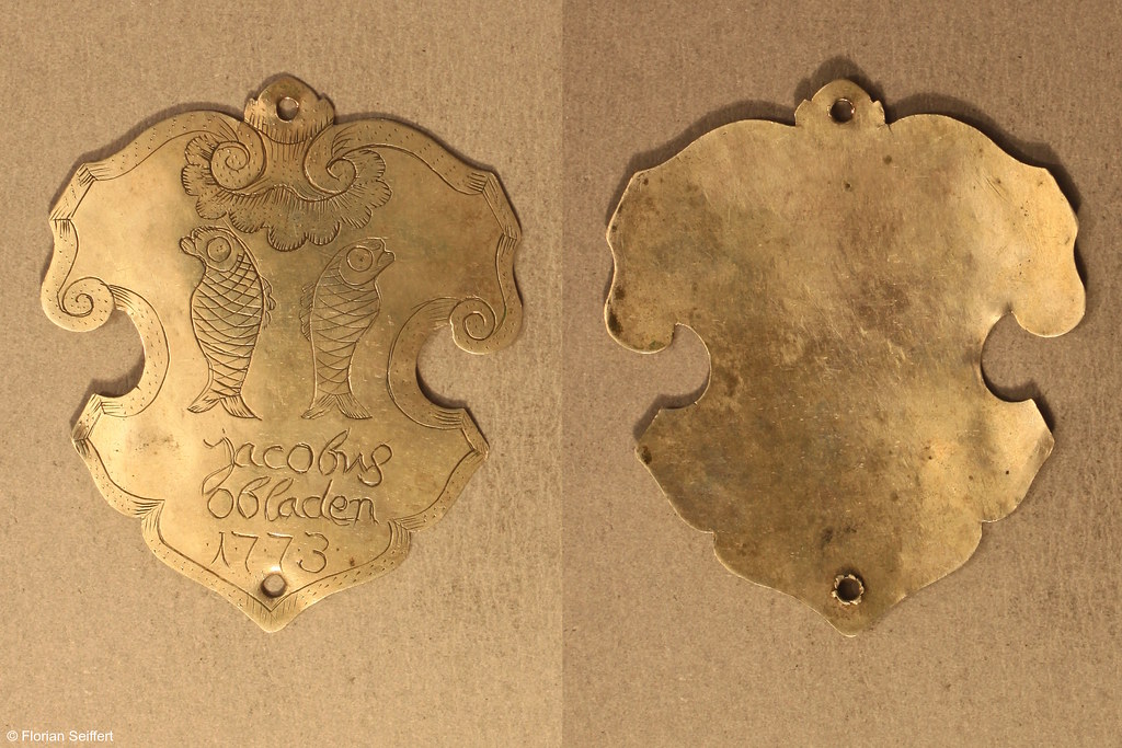Koenigsschild Flittard von obladen jacobus aus dem Jahr 1773