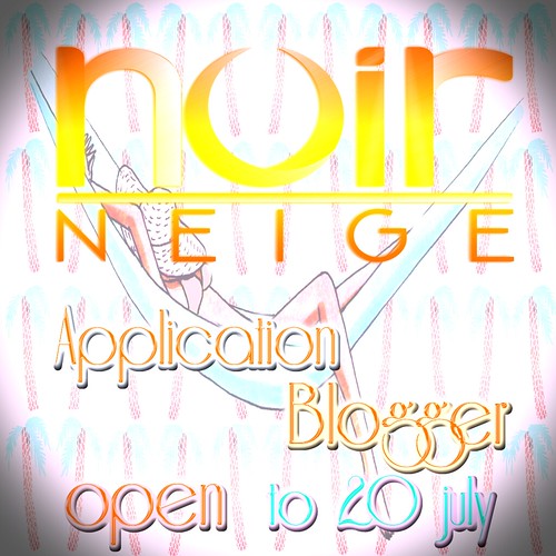 >NOIR NEIGE< Blogger Application Open