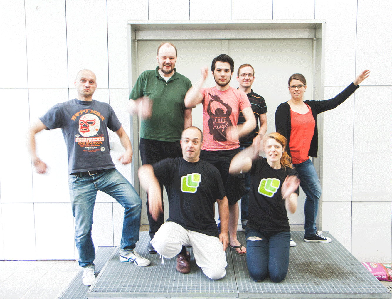 Photograph of Homebrew Website Club participants at the tollwerk hyperloft in Nuremberg