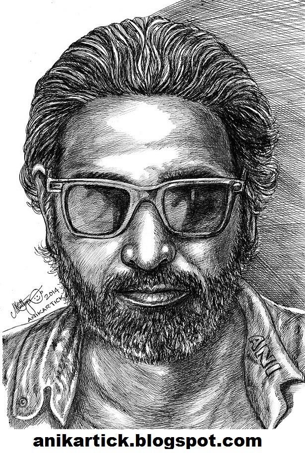 Actor - VIJAY SETHUPATHY - Tamil Actor - Portrait - Pen Dr ...