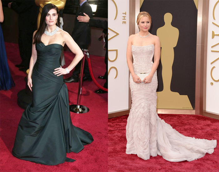 Oscars14-Kristen Bell Idina Menzel