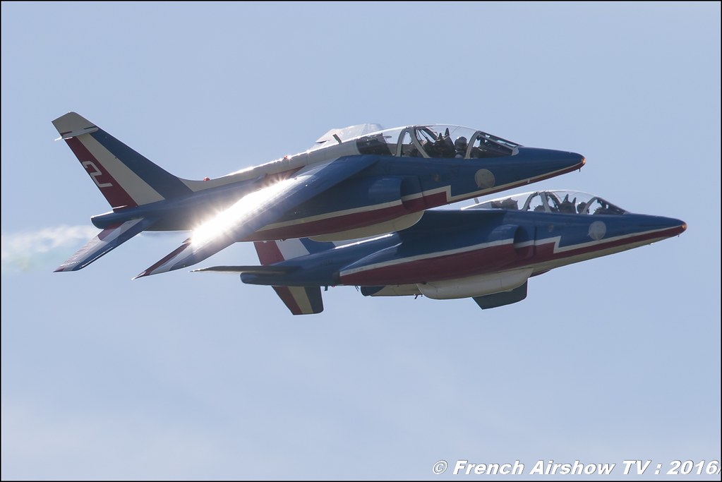 Patrouille de France , Alphajet ,Meeting de l'air BA-702 Avord , Meeting Aerien Avord 2016 , FOSA , Armée de l'air , Canon Reflex , EOS System