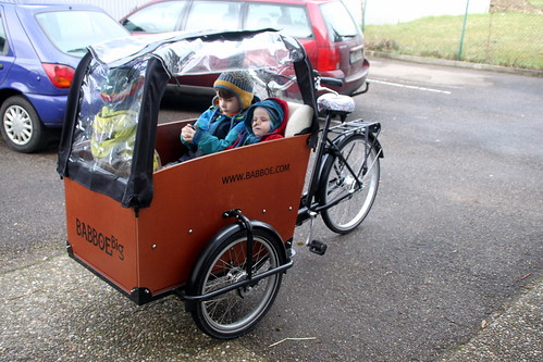 our new babboe cargo bike.