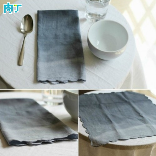 Teach you how to make an elegant dip ombre napkin a picture tutorial