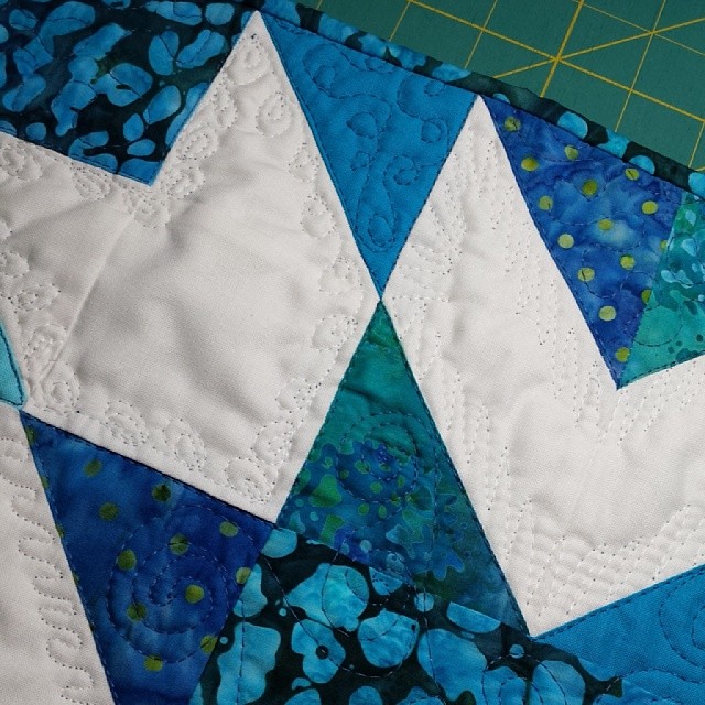 #ALYoF Feb finish. Quilting detail