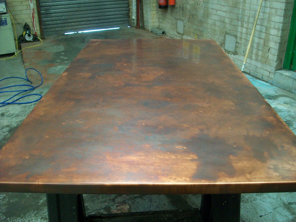 17-bronze-aged-copper-table-top-variation-of-patina-fini-flickr