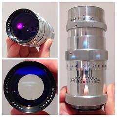 Picked up myself this Jupiter 11 lens for a nice price. Just need a camera to mounted on. #Jupiter11135mmf:4 #Lens #M39mount #Jupiter11 #photography #shiny chrome#  #Russian #USSR #Russianlenses