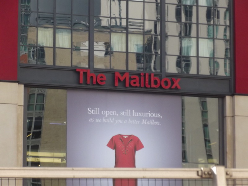 The Mailbox redevelopment - Still open, still luxurious, as we build a 