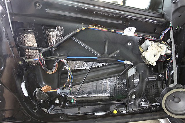 Saab door sound insulation