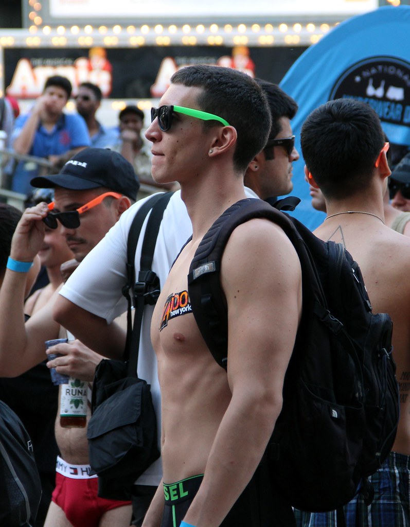 National Underwear Day | Times Square NYC Cute guys in under… | Flickr