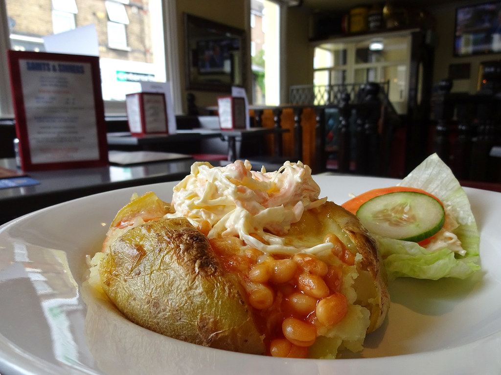 Image result for jacket potato and coleslaw
