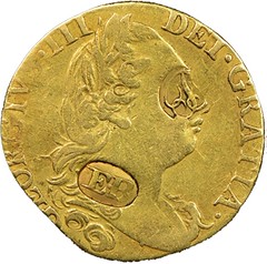 1778 Great Britain Guinea hallmarked by Ephraim Brasher