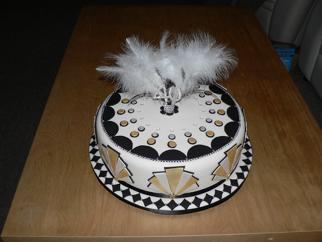 Art Deco Birthday Cake | Flickr - Photo Sharing!
