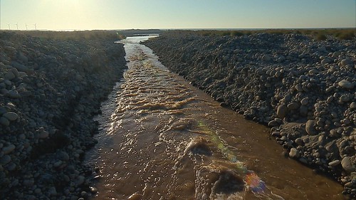 大甲溪廢水問題嚴重。圖片來源：我們的島