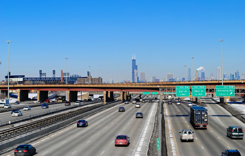 Dan Ryan Expressway | Looking north from Root Street.Chicago… | Flickr