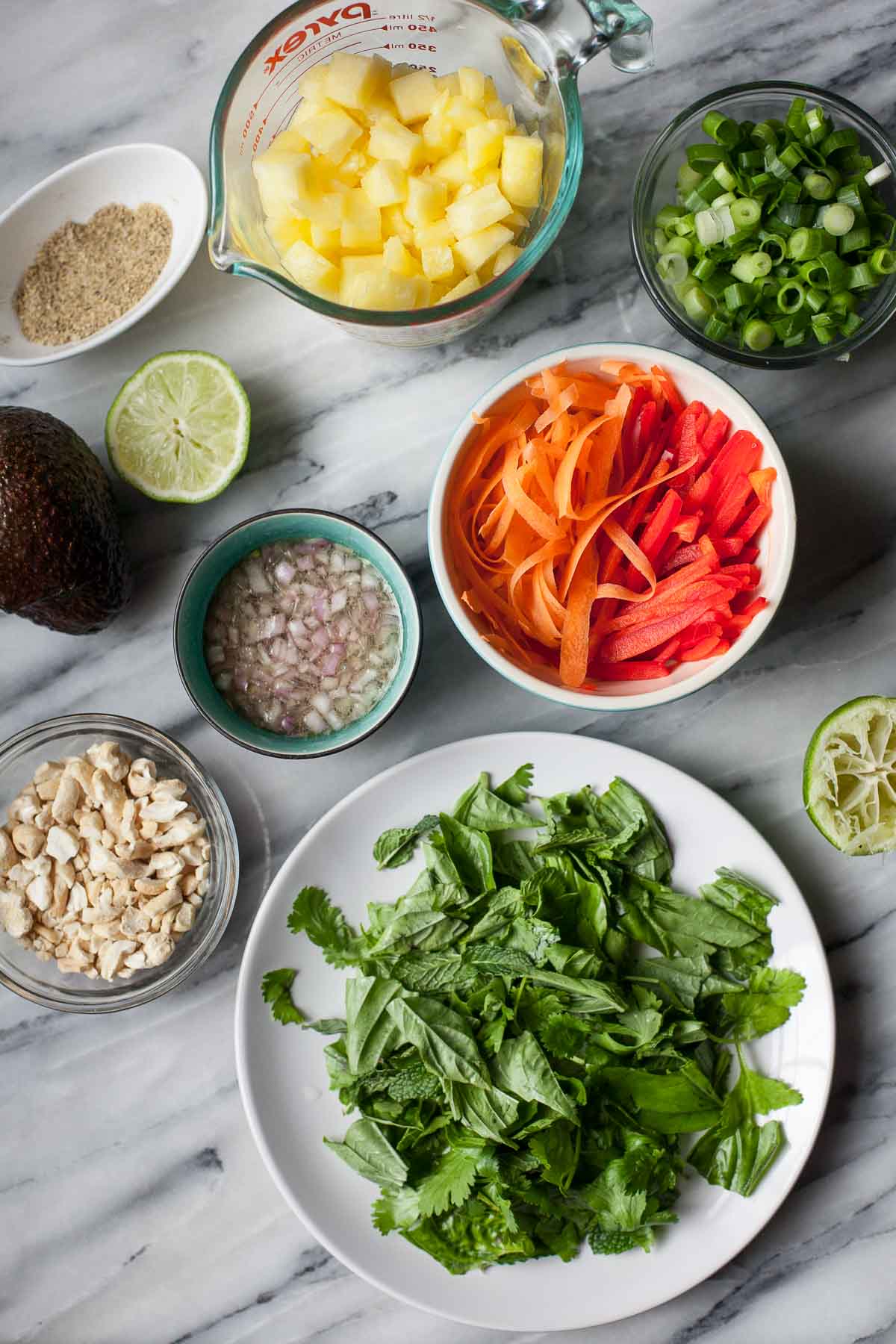 Crispy Chicken Thai Salad (Paleo, Gluten free, Dairy free)