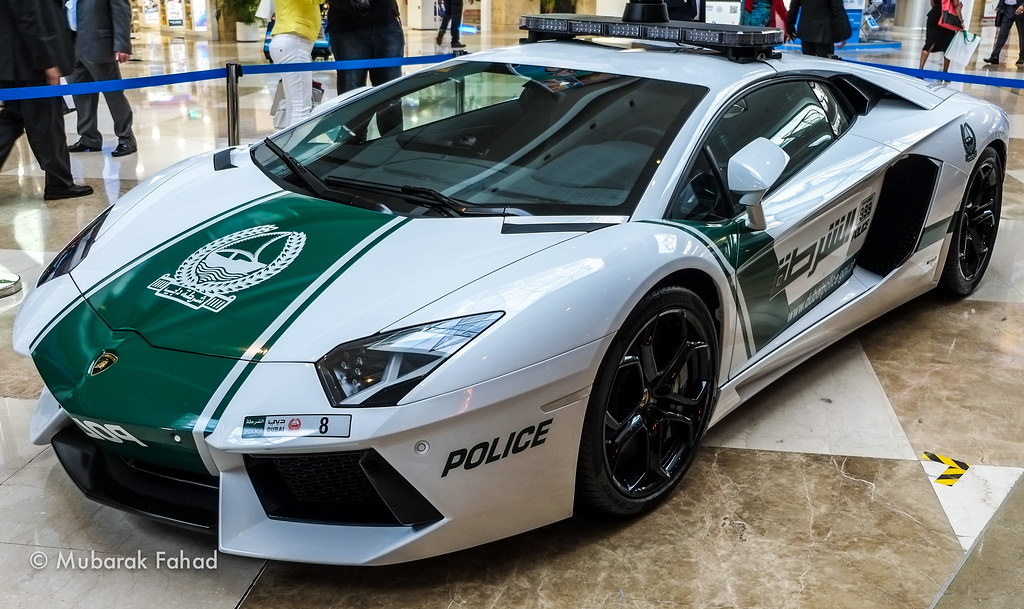 fastest police car in dubai