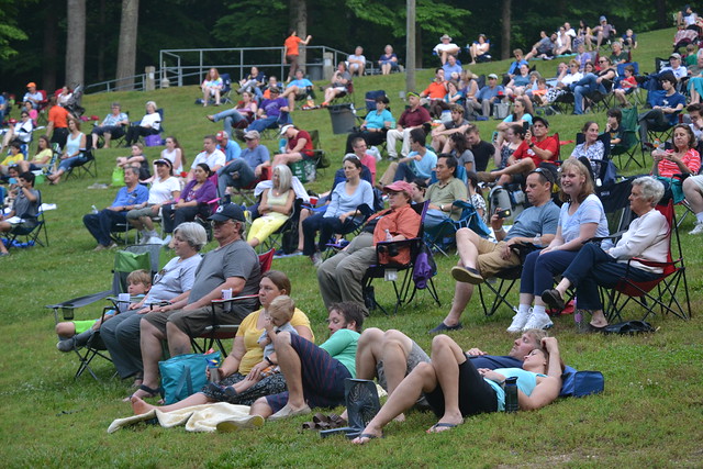 Bring your lawn chairs and enjoy the outdoors with a live performance at Pocahontas State Park, Virginia.