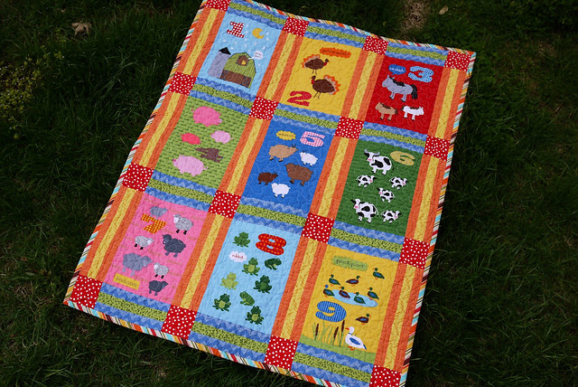 Laurie Wisbrun Counting Animals Baby Quilt