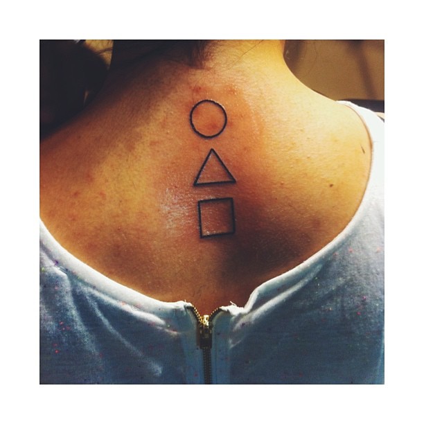 #me #myself #Tattoo #geometry #circle #triangle #square #d ...
