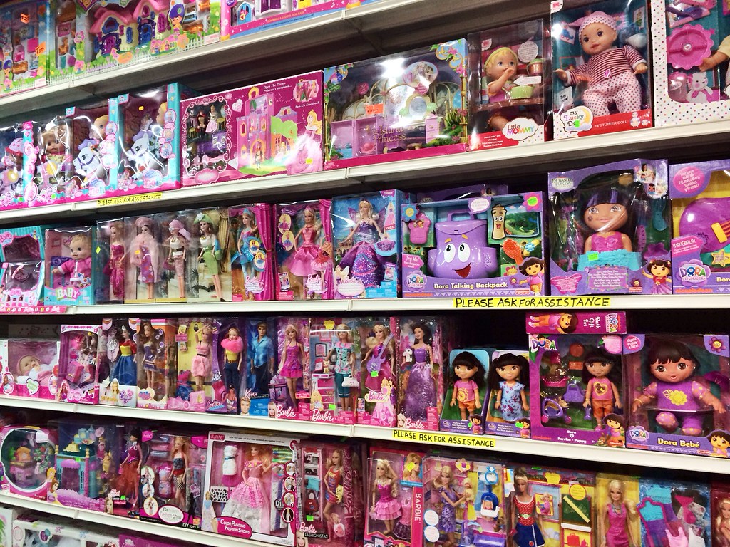 Toy store | This is the dolly shelf in a toy store near me ...