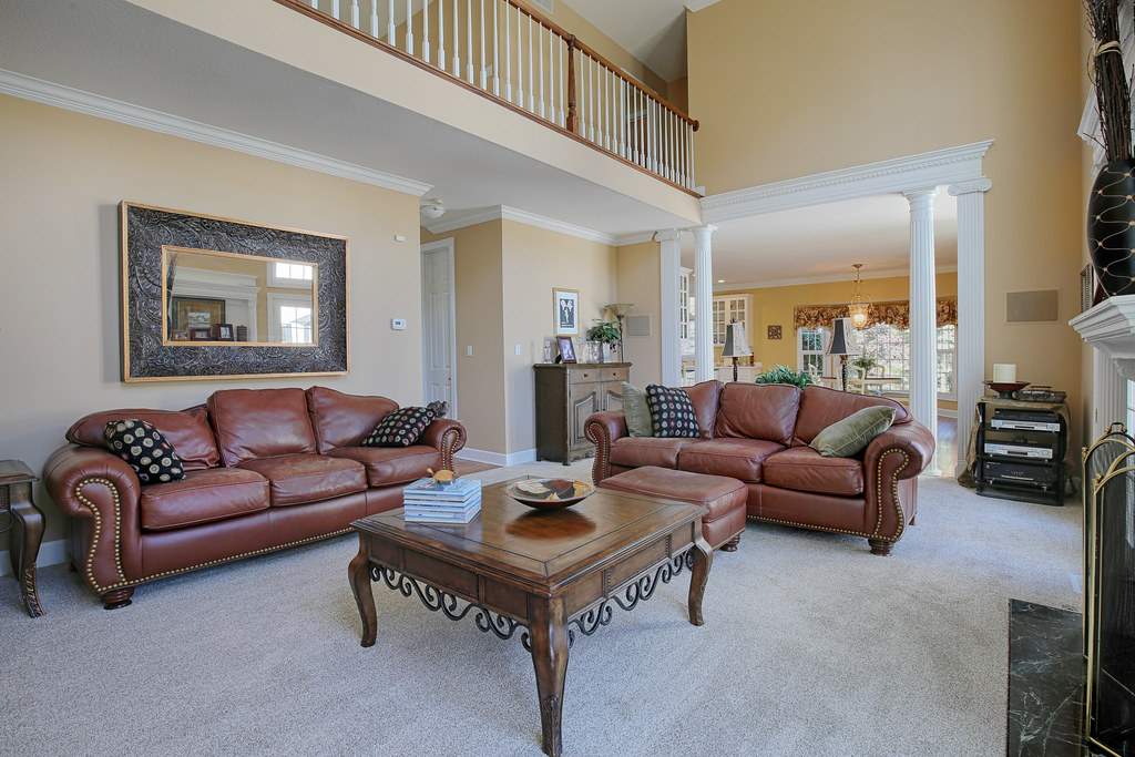 real estate photographer Interior living room Clarence NY
