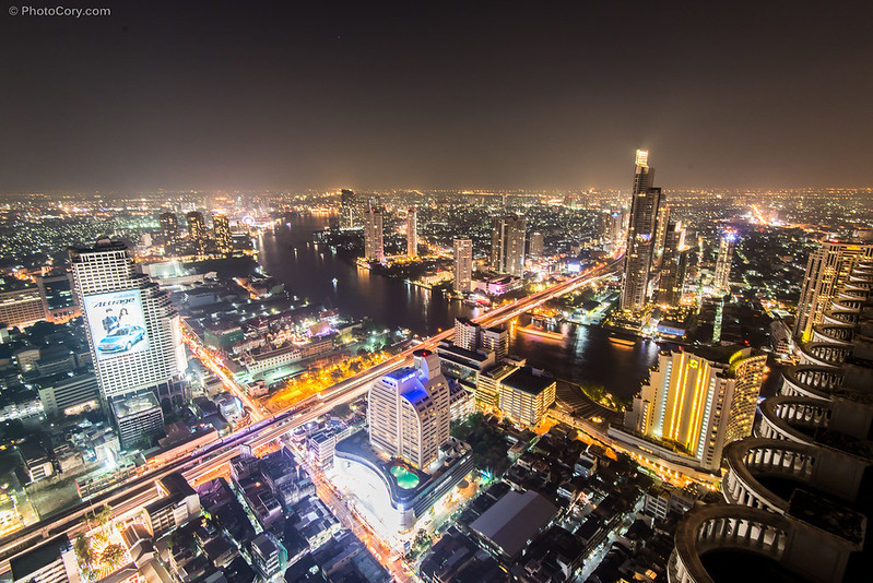 view from 63d floor, Bangkok