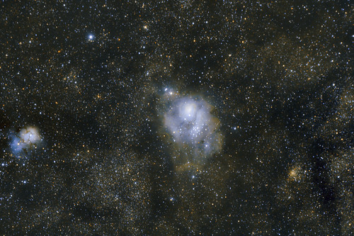 Nebulosa Laguna y Trífida