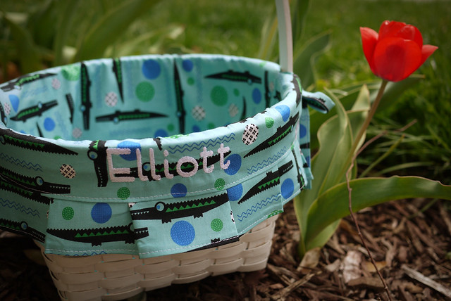 Elliott's Gator-y Easter Basket