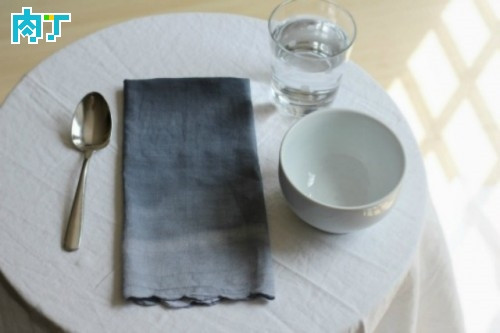 Teach you how to make an elegant dip ombre napkin a picture tutorial