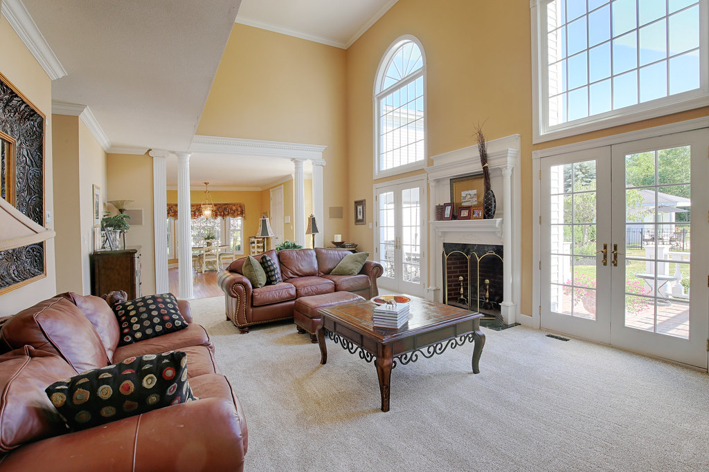 real estate photographer Interior living room Clarence NY