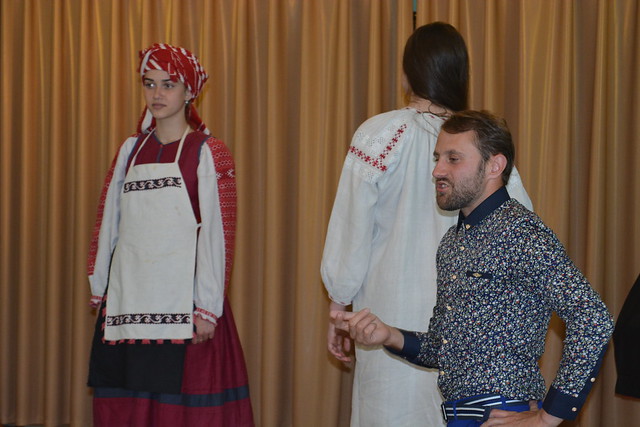 Alexei Belas and folk costumes
