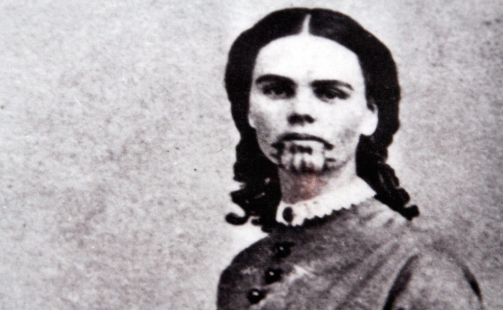 Olive Oatman | As the sign reads: While she was held captive… | Flickr