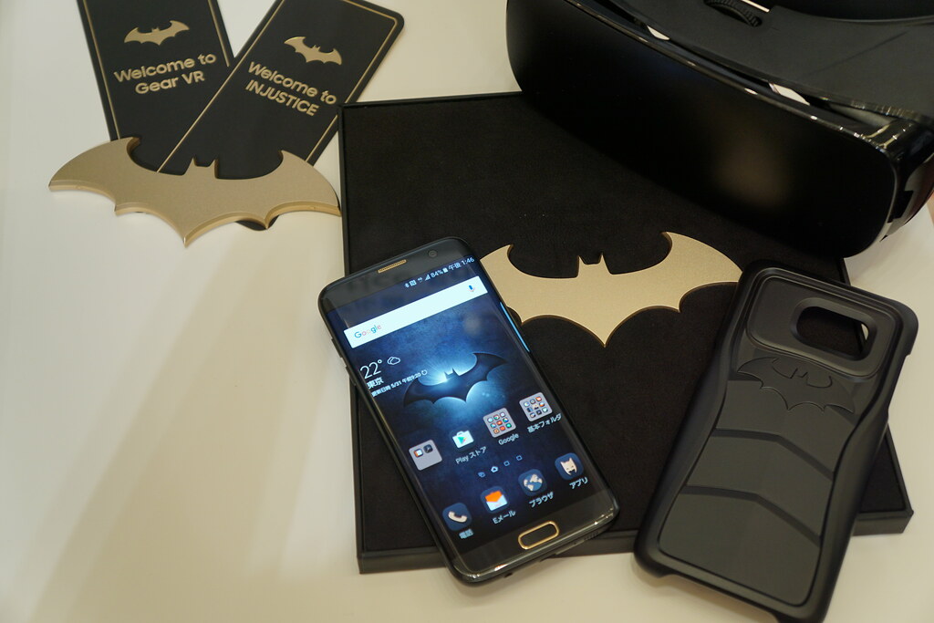 au、バットマンスマホ「Galaxy S7 edge Injustice Edition」を7月4日発売。価格は14万円