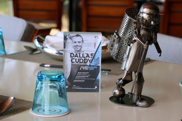 Dallas Cuddy was guest chef at the W in Feb 2014