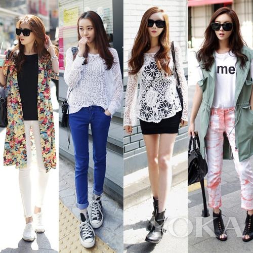 Street wear new fashion for summer beauty