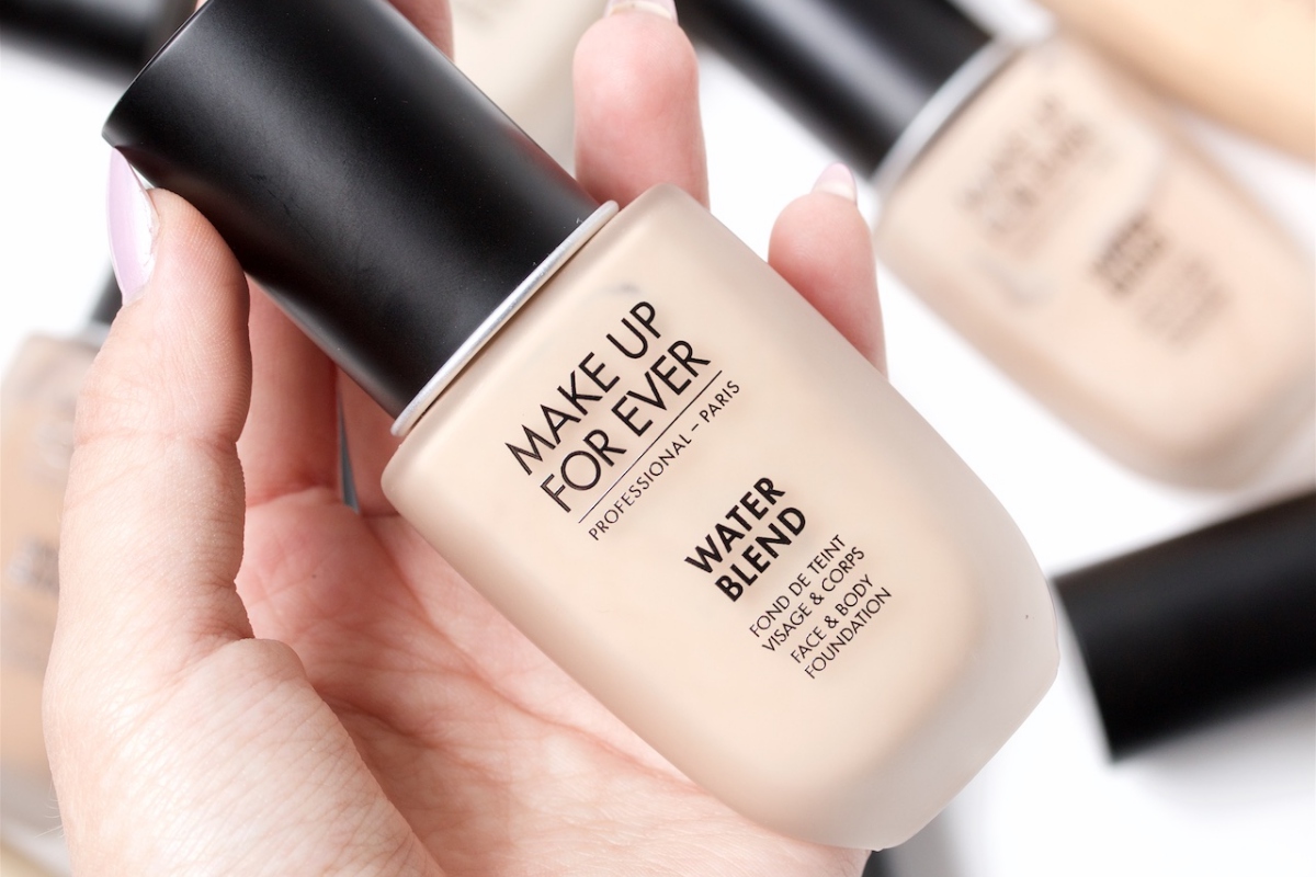 Make Up For Ever Water Blend Foundation Swatches