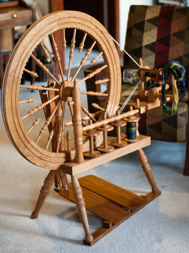 Watson Marie spinning wheel  Full picture of the wheel in 