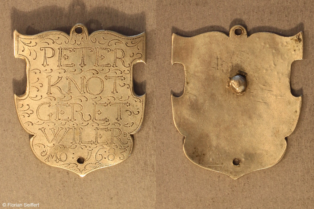 Koenigsschild Flittard von knot peter und wiler geret aus dem Jahr 1683
