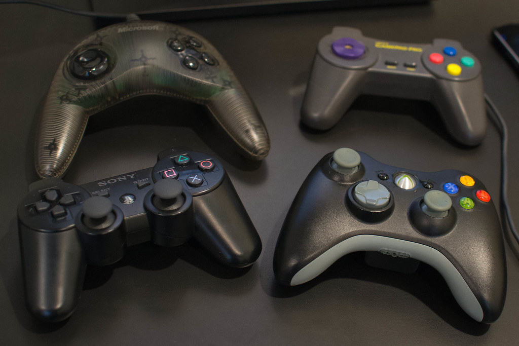 Game Controllers - A selection of game controllers: DualShoc… - Flickr
